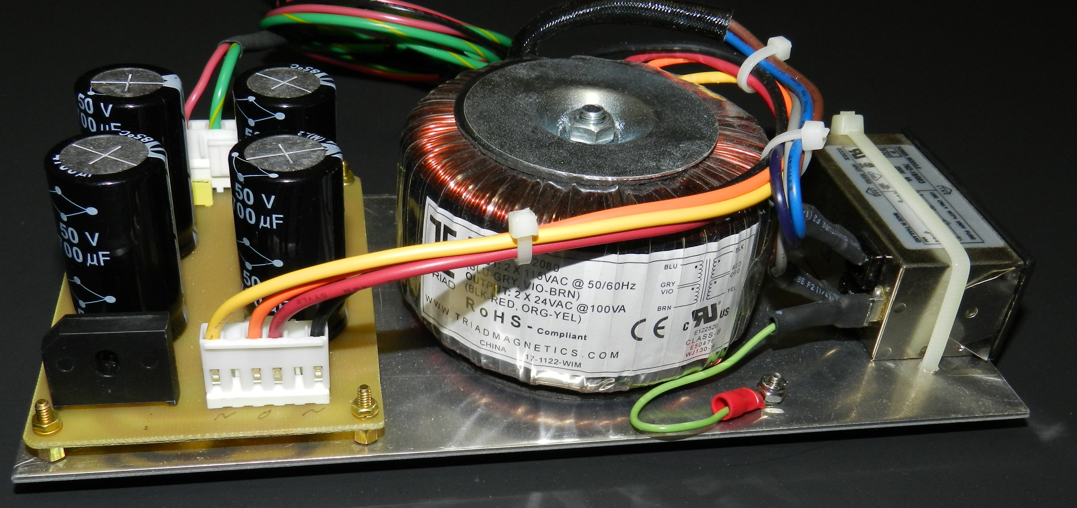 Amplifier Power Supply Circuit Diagram 